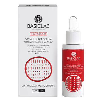 Stimulierendes Serum gegen Haarausfall mit 5% Exosomen-Peptid-Komplex, 1% Adenosin, Biotinyl-Peptid und Kopexil